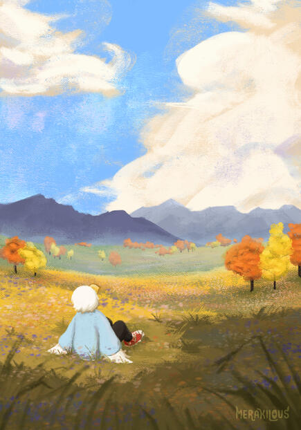 Bird in Field